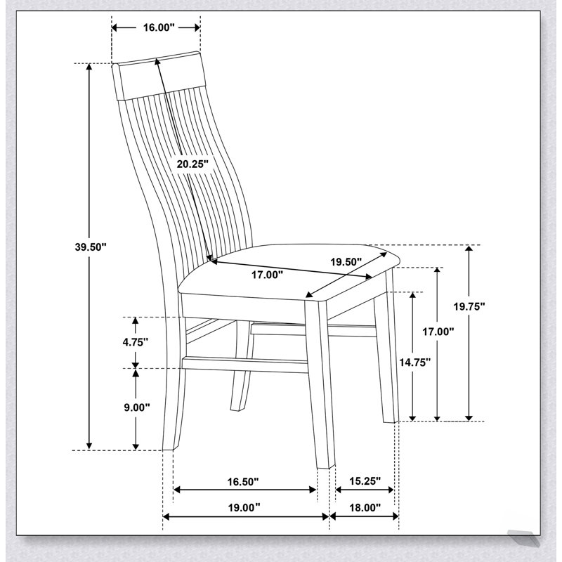Ensemble de chaises d'appoint Baywind Mango Oak