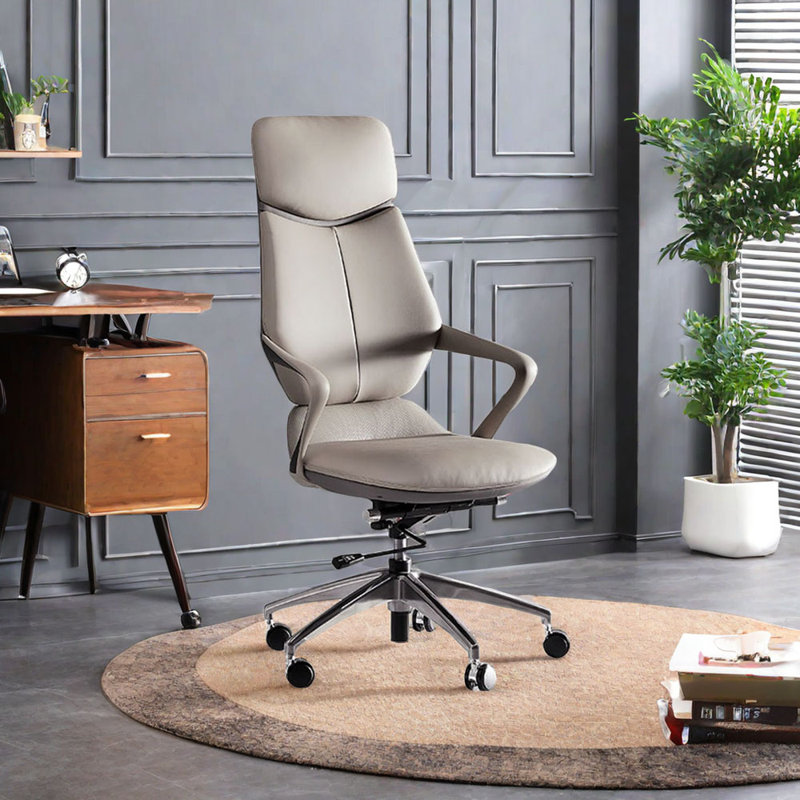 Chaise de bureau Comfort avec base en alliage d'aluminium