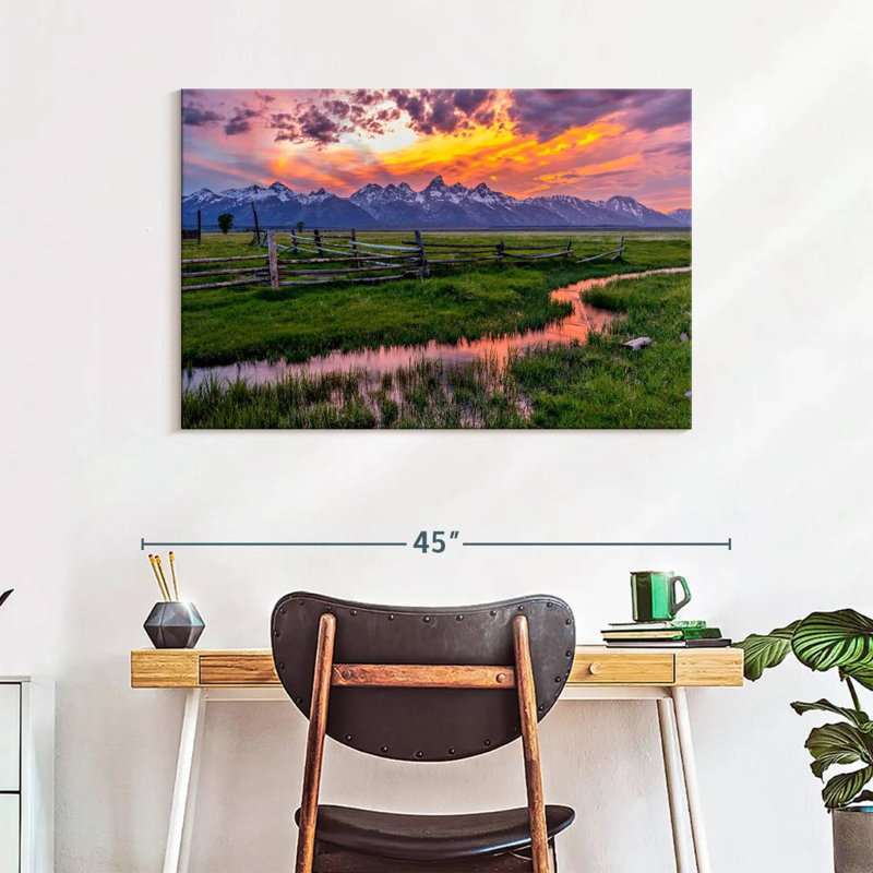 Alvord Grand Teton Radiance, H 26 po x l 39 po