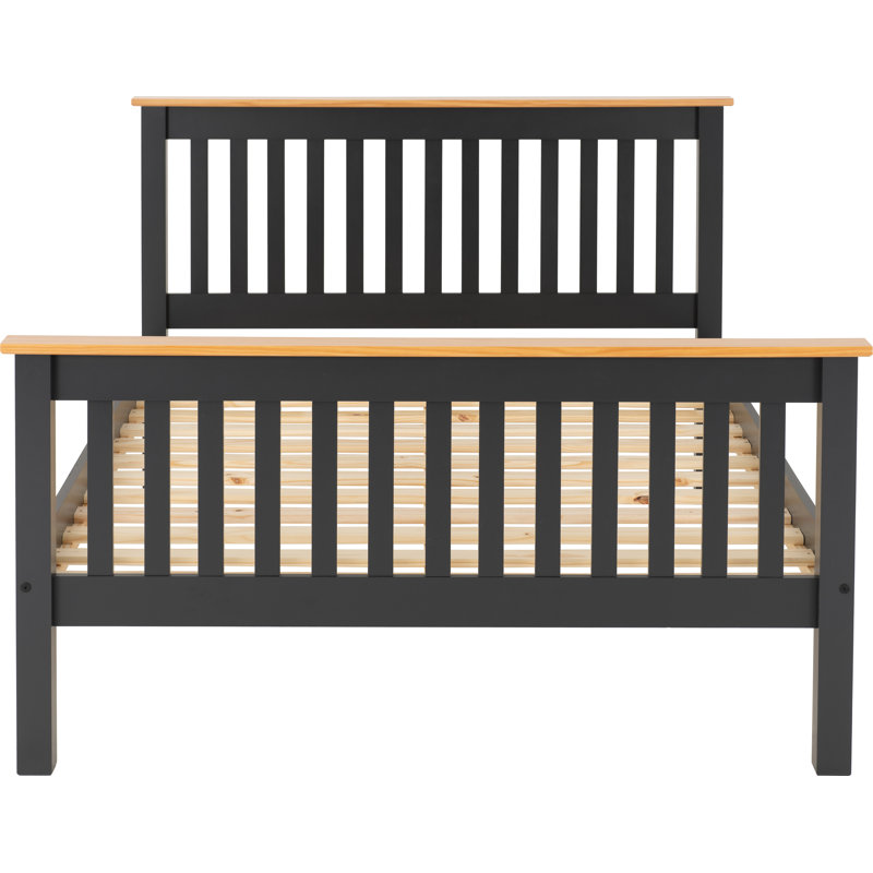 Ursina Bed Frame, Kingsize (5'), Grey