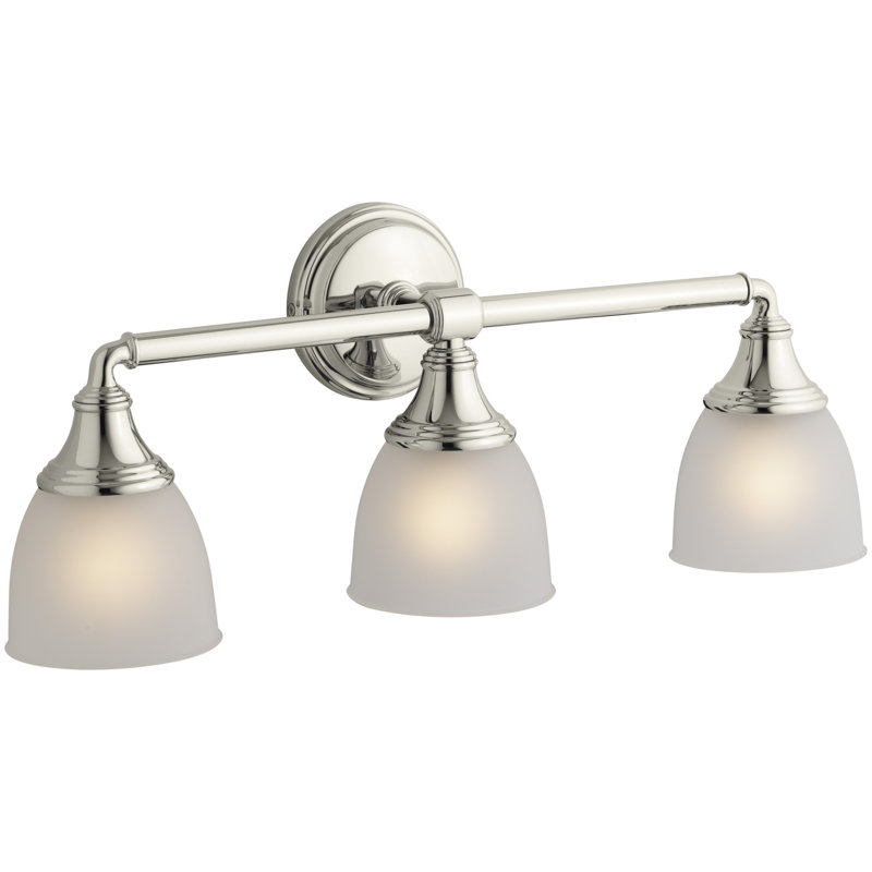 Devonshire 3 - Light Vanity Light, Brushed Chrome
