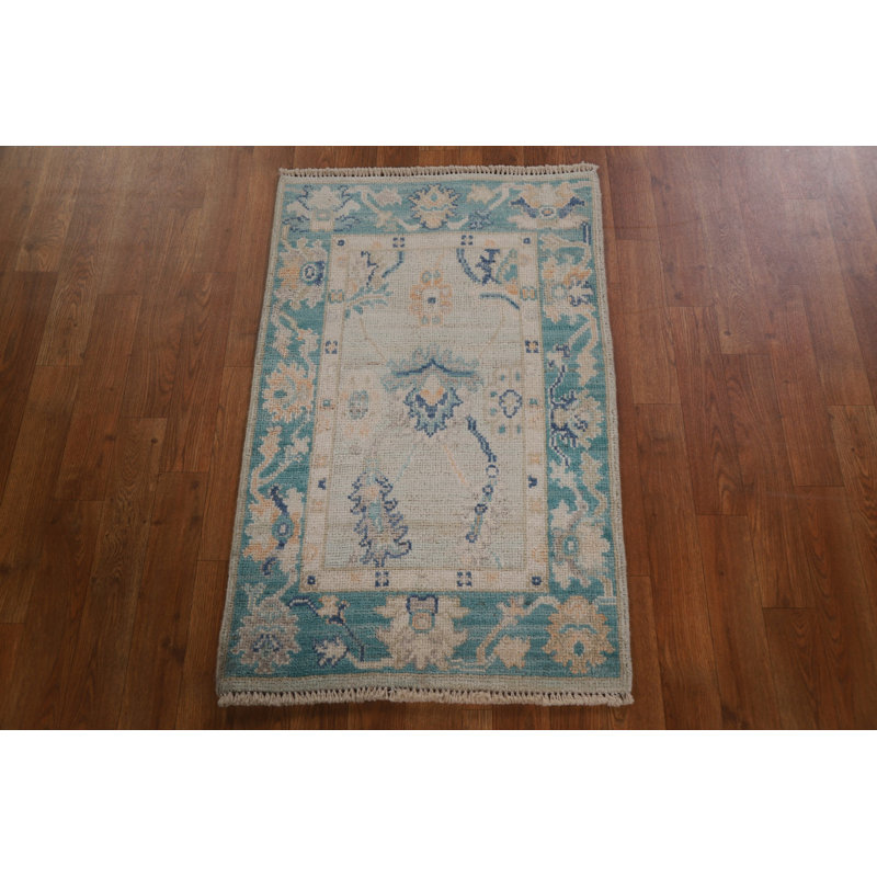 Geometric Oushak Oriental Rug 2x3
