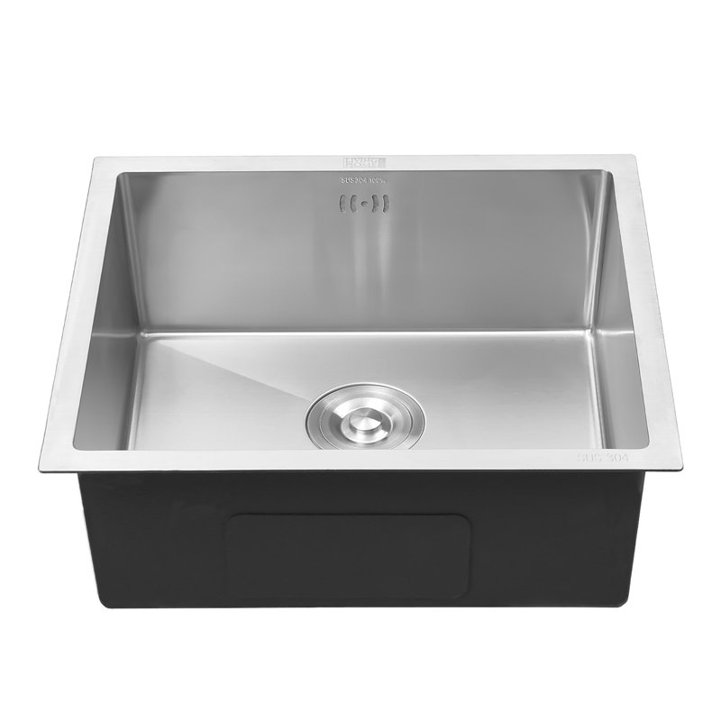 Belfry Kitchen 44mm W Single Bowl Stainless Steel Kitchen Sink