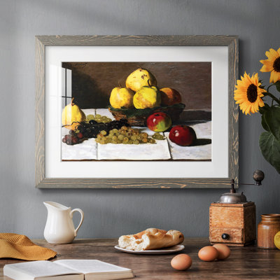 " Still Life With Pears And Grapes, 1867 "