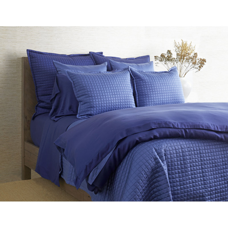 Ready-to-Bed Coverlet, Periwinkle, Twin Quilt