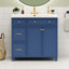 Meuble-lavabo de 36 pouces de style transitionnel avec lavabo en résine-106912588