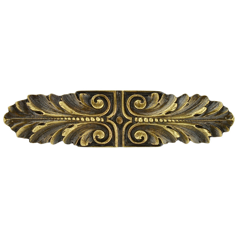 Classic Bar / Handle Pull, Antique Brass