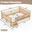 Kids Queen Solid Wood Floor Bed with Bookcases, Cute Stairs and Guardrails-1858845807-1858845805