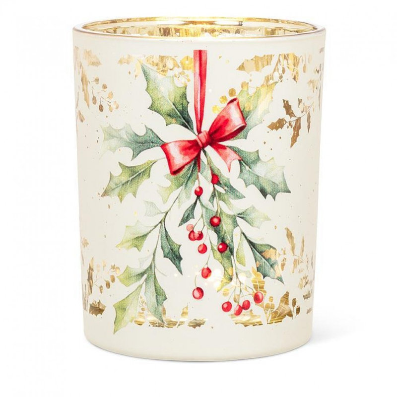 Medium Holly Candle Holder