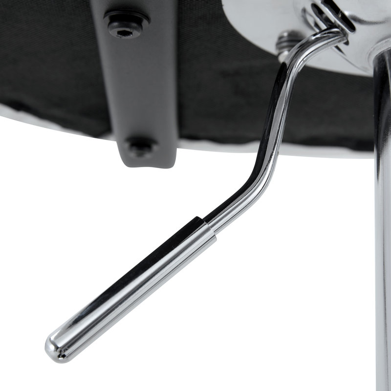 Tabouret de bar 4 pièces, Blanc, Argent argent