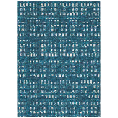 Idalmis Performance Flatweave Chenille Washable Indoor / Outdoor Rug