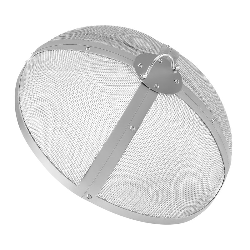Pare-étincelles rond en acier inoxydable, H 6,30 po x l 20 po x P 20 po