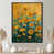 Black Floater Framed