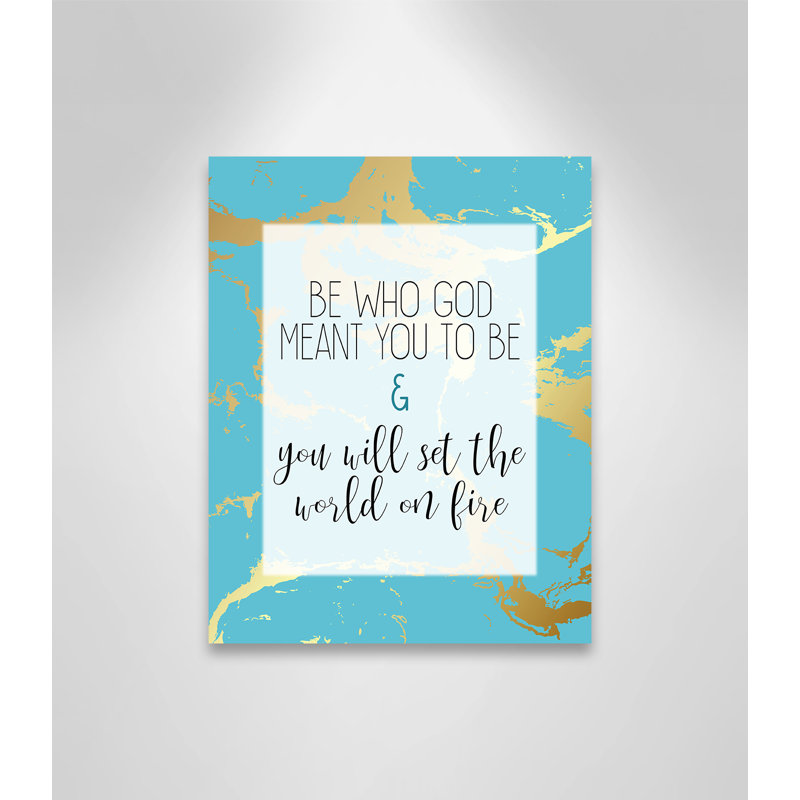 «Set the World», art encadré, H 14 po x l 11 po x P 1,5 po, Papier