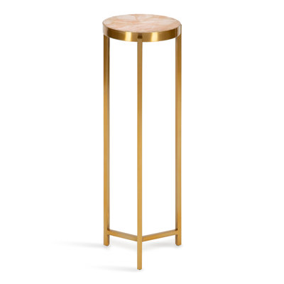 Eveland Round Metal Drink Table