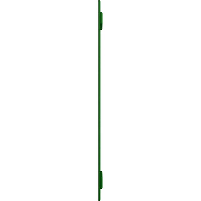 Volets en PVC True Fit à deux planches espacées, Vert viridien, H 58 po x l 11,25 po x P 0,625 po