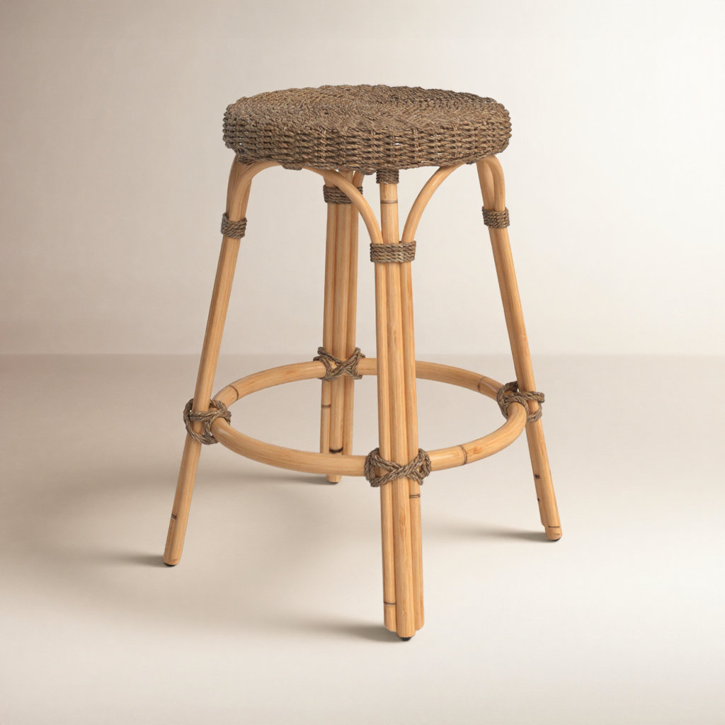 Alastair 24" Bar Stool, Khaki