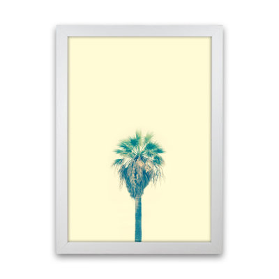 Yellow Palm Tree 1 Piece Wall Art