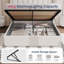 Upholstered Platform Bed with Hydraulic Lift-Up Storage and Channel-Tufted Headboard-132043111-135770397