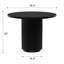 40" Round Dining Table, Kitchen Table With Wood Strip Base For Kitchen Living Room(Light Wood)-133661957-133661958