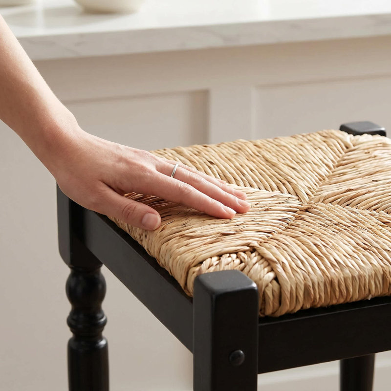 Chiem Bar & Counter Stool, Noir antique, Tabouret de bar (siège d'une hauteur de 29 po)