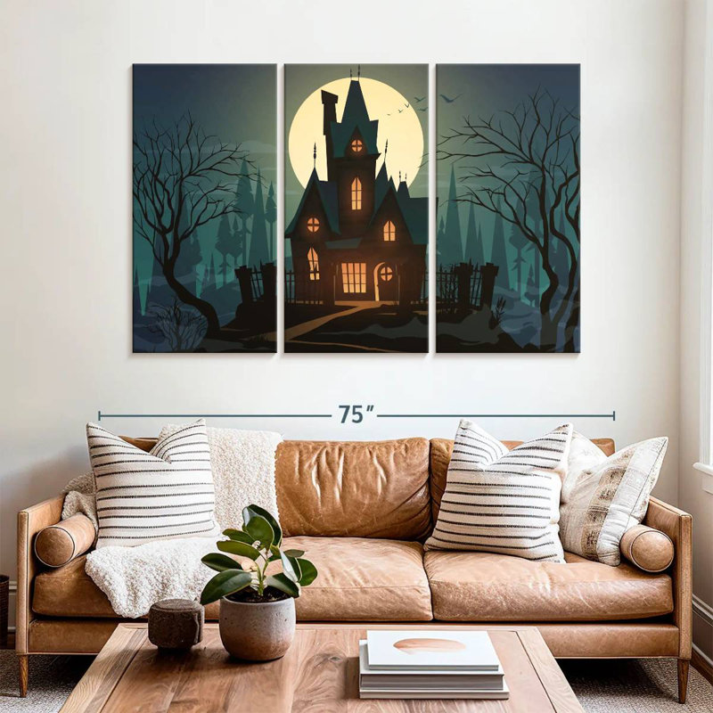 Hitzel Halloween House, H 42 po x l 65 po