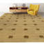 Tapis doré de haute qualité noué à la main-111047342