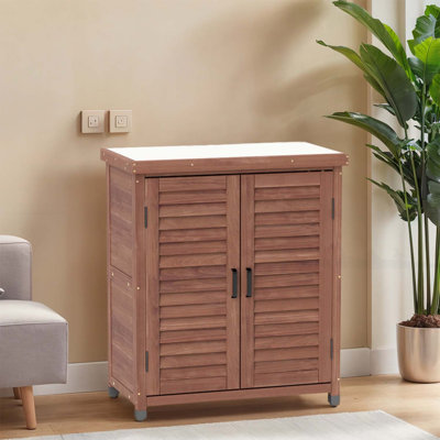 Armoire de rangement extérieure durable pour un jardinage efficace