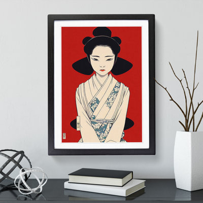 Gentle Geisha - Wrapped Canvas Print