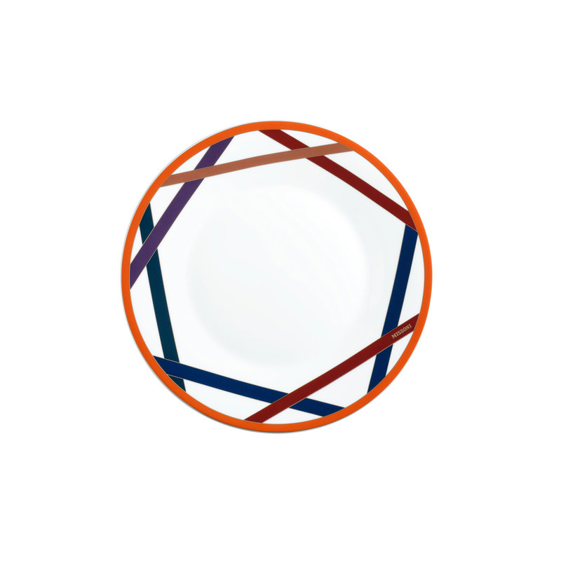 Missoni Dinner Plate Nastri Multicolor - Diam. 10.75", Multicolor