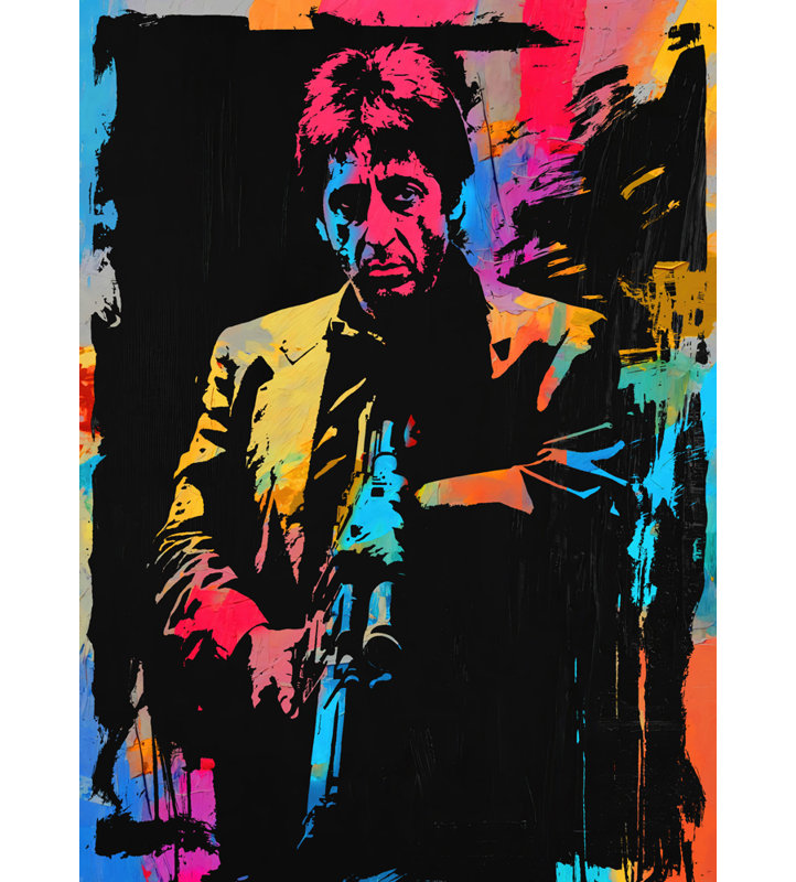 «The-Worls-Is-Yours», estampe numérique sur toile tendue, H 18 po x l 15 po