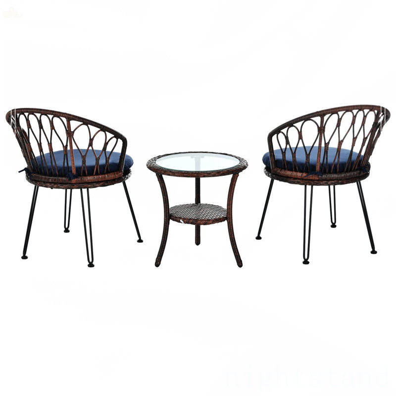 Ensemble de loisirs d'extérieur, Bleu, Brun
