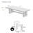 Industrial-Style Rectangular Solid Wood Dining Table Set-253243221-253243225