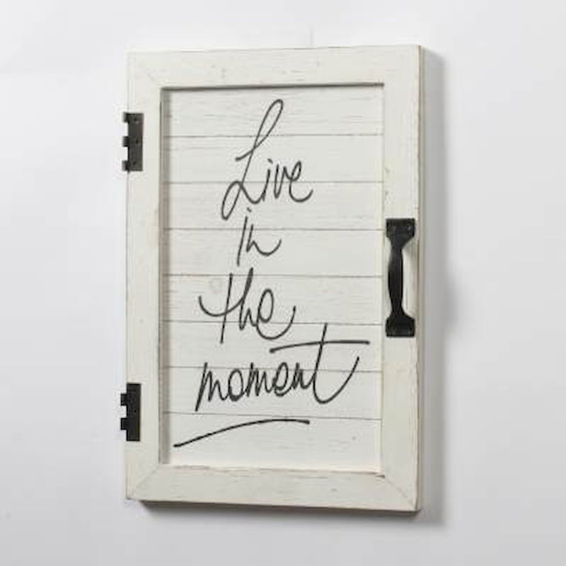Décoration murale «Live in the Moment»