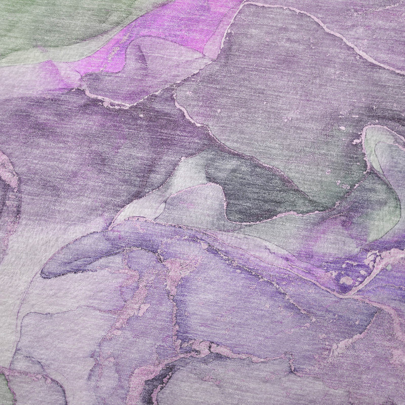 Jeté en sherpa Addison, Mauve