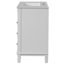 Meuble-lavabo de 30 po avec lavabo en céramique, petite armoire de salle de bain, armoire moderne avec 2 tiroirs et tablette réglable-954029051