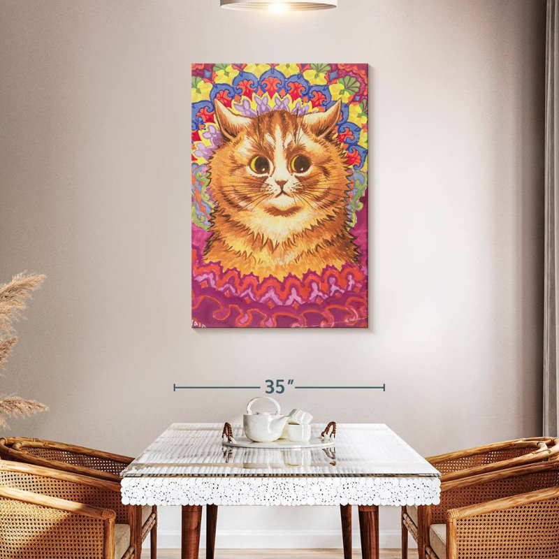 Brampt A Psychotic Cat, 45" H x 30" W