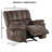 Transitional Style Glider Recliner-938608813