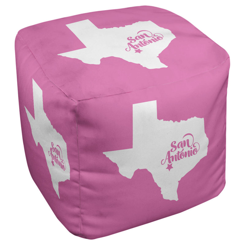 Repose-pieds cube san antonio texas, Rose