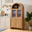 69 po de hauteur avec garde-manger arqué de 69 po, armoires de cuisine modernes avec tablettes ouvertes et réglables-69398206