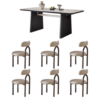 Table et chaise de salle à manger haut de gamme de style antique