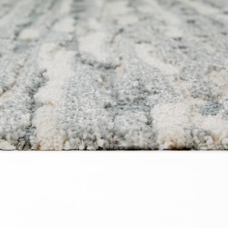 Tapis crème à motif abstrait Andreas, Crème, 7 pi 10 po x 10 pi