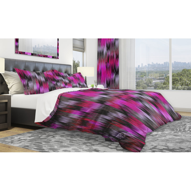 Ensemble de housse de couette designart, Housse de couette très grand + 2 taies décoratives
