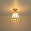 Plafonnier semi-encastré 1 lumière