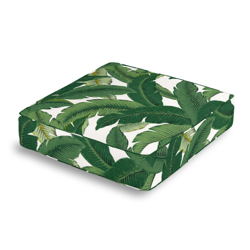 Be Leaf It Square Indoor/Outdoor Pillow Cover & Insert