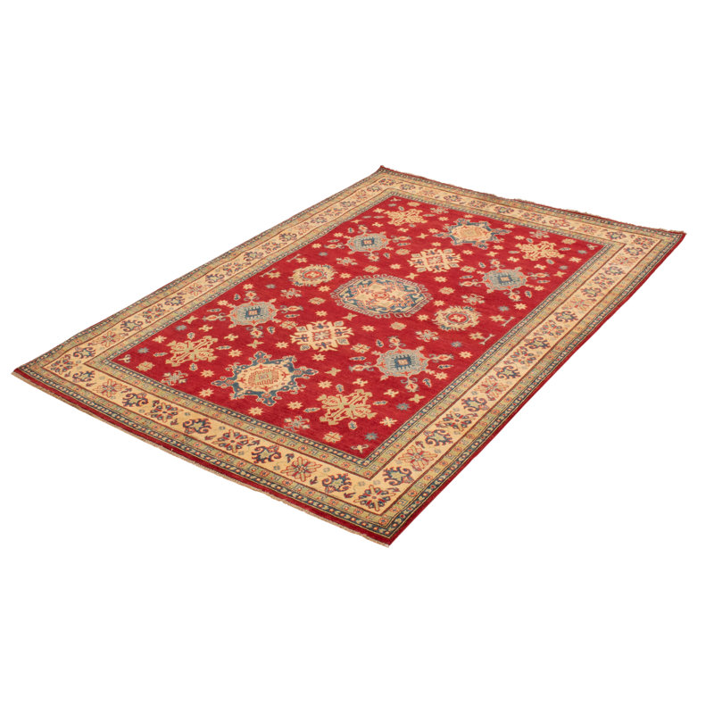 Tapis rouge foncé Finest Ghazni 6 pi 10 po x 9 pi 4 po