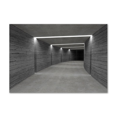 Concrete Tunnel - Wrapped Canvas Print