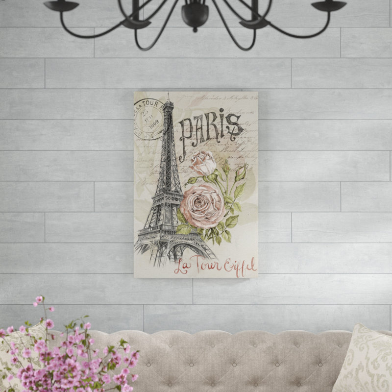 «Paris Sketchbook I» par Jennifer Paxton Parker, impression sur toile, H 36 po x l 24 po, Toile tendue