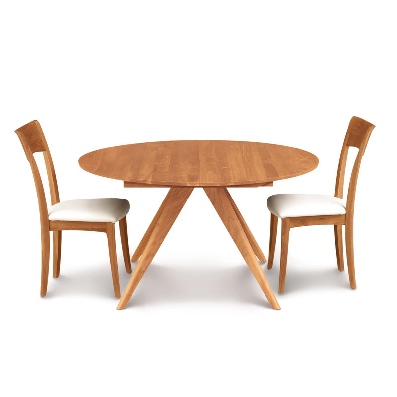 Catalina Round Extension Table, Natural Cherry, 54" L x 54" W