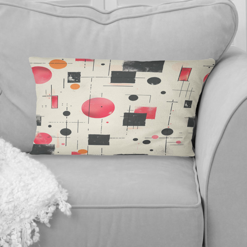Geometric Shapes III - Coussin lombaire géométrique